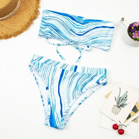 Tawop Swim Bras For Under Swimsuit Plus Size Bandeau Bras Push-Up Bandeau Women S Bikini Stretch Blue M
Tawop Swim Bras For Under Swimsuit Plus Size Bandeau Bras Push-Up Bandeau Women S Bikini Stretch Blue M