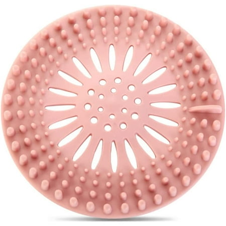 QWZNDZGR Sink Drain Net Silicone Sink Drain Net 5 Pieces (grey)