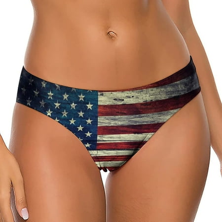 Vintage Flag of The United States Women s Thongs Sexy T Back G-Strings Panties Underwear Panty
Vintage Flag of The United States Women s Thongs Sexy T Back G-Strings Panties Underwear Panty
