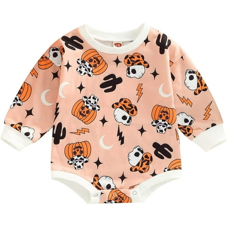 PIKADINGNIS Infant Baby Girl Boy Halloween Outfits Oversized Ghost Skull Print Sweatshirt Romper Long Sleeve Jumpsuit Autumn Tops
PIKADINGNIS Infant Baby Girl Boy Halloween Outfits Oversized Ghost Skull Print Sweatshirt Romper Long Sleeve Jumpsuit Autumn Tops