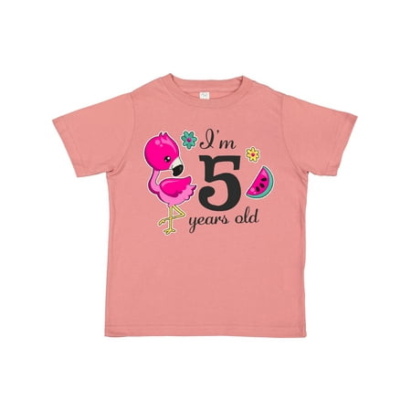 Inktastic I m 5 Years Old with Flamingo and Flowers Gift Toddler Toddler Girl T-Shirt
Inktastic I m 5 Years Old with Flamingo and Flowers Gift Toddler Toddler Girl T-Shirt
