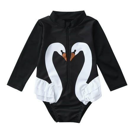 Baby Girl 1-Piece Swimsuit Ruffles Cartoon Rashguard Bikini Bathing Suit Size 12 Months-5 Years
Baby Girl 1-Piece Swimsuit Ruffles Cartoon Rashguard Bikini Bathing Suit Size 12 Months-5 Years