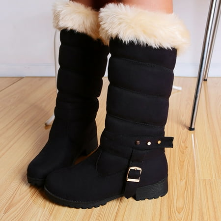 MIASHUI Snow Suede Boots Fashion Belt Heel Buckle Boots Warm Mid- Women s Thick women s boots Women Sneakers Shoes Wedges Women Shoes Casual
MIASHUI Snow Suede Boots Fashion Belt Heel Buckle Boots Warm Mid- Women s Thick women s boots Women Sneakers Shoes Wedges Women Shoes Casual