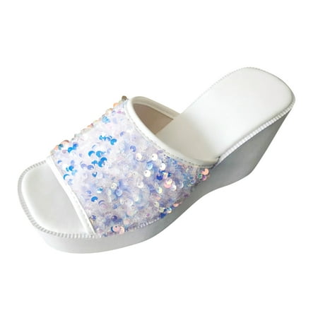 Youmylove Women Sandals Ladies Fashion Summer Solid Color Sequin Platform Open Toe Wedge Platform Sandals Zapatos De Mujer Shoes
Youmylove Women Sandals Ladies Fashion Summer Solid Color Sequin Platform Open Toe Wedge Platform Sandals Zapatos De Mujer Shoes