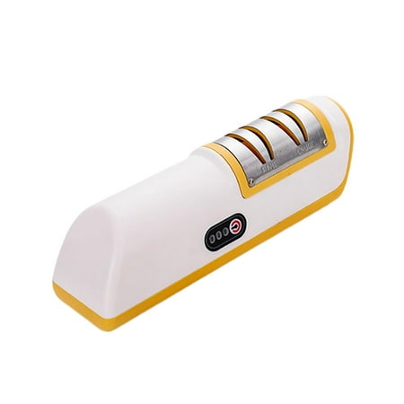 Kitchen Sharpening Heavy Duty for Scissors Steel Ceramic Yellow