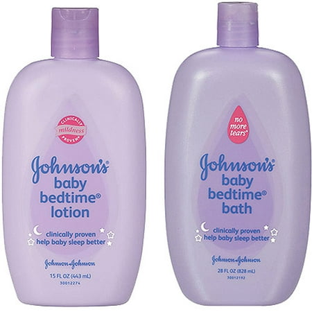 Lotion Bedtime Baby Johnson, et 15 oz Bath Wash, 28 oz
