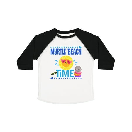 Inktastic Myrtle Beach Vacation Time Gift Toddler Toddler Girl T-Shirt