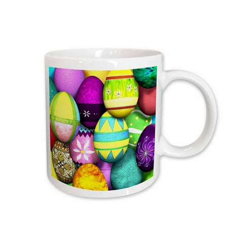 3dRose Dyed Easter Eggs Ceramic Mug 11-ounce