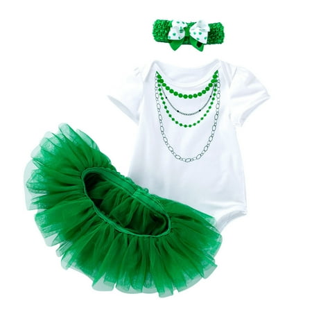 St. Patricks Day Baby Girls Print Spring Summer Short Sleeve Romper Bodysuit Skirts Headbands Set Clothes
St. Patricks Day Baby Girls Print Spring Summer Short Sleeve Romper Bodysuit Skirts Headbands Set Clothes