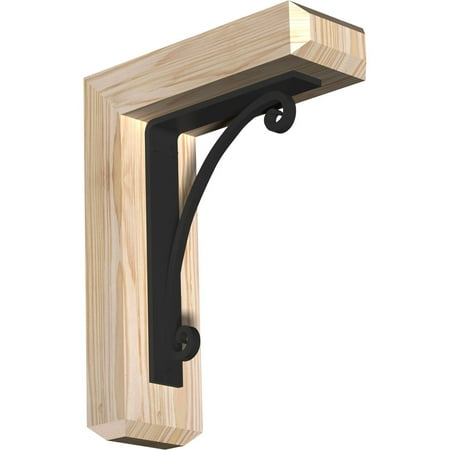 3 1/2 W x 11 1/2 D x 14 H Legacy Craftsman Ironcrest Smooth Bracket Douglas Fir (1 1/2 W x 7 1/2 D x 10 H Iron Bracket)
3 1/2 W x 11 1/2 D x 14 H Legacy Craftsman Ironcrest Smooth Bracket Douglas Fir (1 1/2 W x 7 1/2 D x 10 H Iron Bracket)