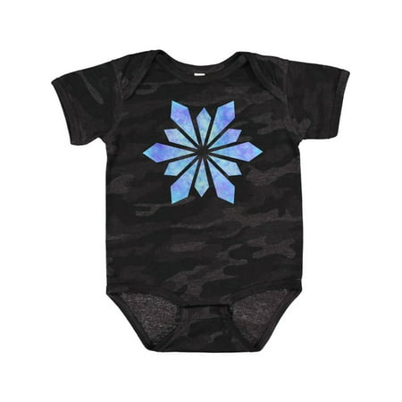 Inktastic Snowflake crystals diamonds Gift Baby Boy or Baby Girl Bodysuit