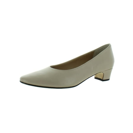 VANELi Womens Astyr Leather Almond Toe Dress Heels