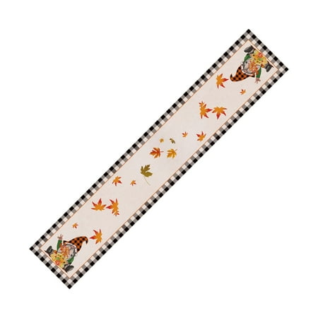 Christmas Clearance! Feltree Table Runner Thanksgiving Gnomes and Pumpkins In Celebration of Fall Soft Washable Kitchen Table Runner Long Tablecloth 183CM*33CM 13x70in
Christmas Clearance! Feltree Table Runner Thanksgiving Gnomes and Pumpkins In Celebration of Fall Soft Washable Kitchen Table Runner Long Tablecloth 183CM*33CM 13x70in