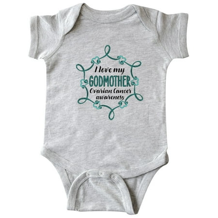 Inktastic I Love My Godmother Ovarian Cancer Awareness Gift Baby Boy or Baby Girl Bodysuit
Inktastic I Love My Godmother Ovarian Cancer Awareness Gift Baby Boy or Baby Girl Bodysuit