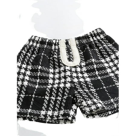 Casual Plaid Round Neck Long Sleeve Black and White Toddler Girls Two-piece Outfits (Girl s)
Casual Plaid Round Neck Long Sleeve Black and White Toddler Girls Two-piece Outfits (Girl s)