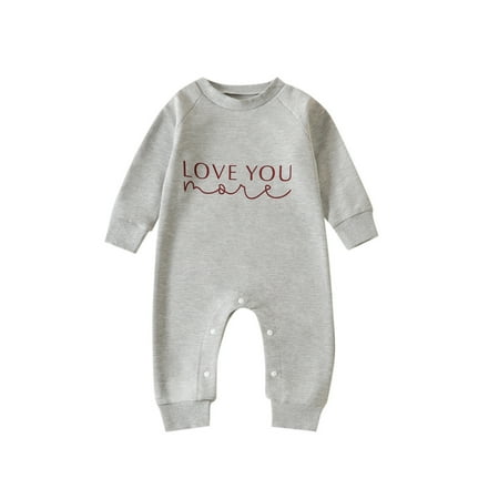 Zlekejiko Baby Girls Boys Valentine s Day Cotton Print Letter Autumn Long Sleeve Romper Jumpsuit Clothes
Zlekejiko Baby Girls Boys Valentine s Day Cotton Print Letter Autumn Long Sleeve Romper Jumpsuit Clothes