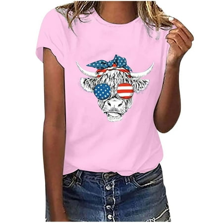 Awdenio Women s Independence Day Printed T-shirt Loose Casual Round Neck Short Sleeve Women Tops Blouse on Sale
Awdenio Women s Independence Day Printed T-shirt Loose Casual Round Neck Short Sleeve Women Tops Blouse on Sale