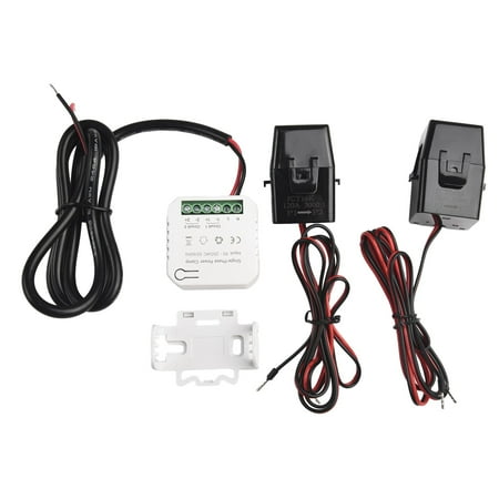 Tuya Smart Life WIFI Energy Meter 120 A with 2 Clamp Ct App kWh