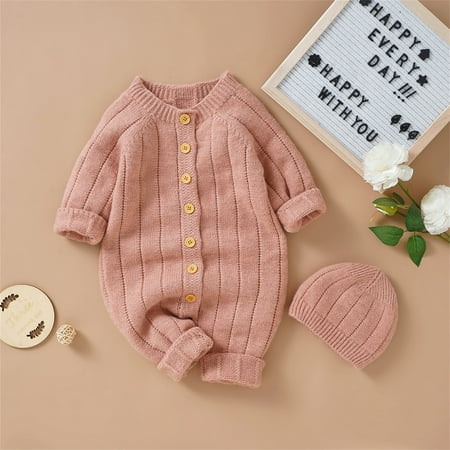kpoplk Boy Girl Solid Knitted Sweater Baby Jumpsuit Romper Cotton Caps Outfits Sets Clothes Boy Hoodie(Pink)
kpoplk Boy Girl Solid Knitted Sweater Baby Jumpsuit Romper Cotton Caps Outfits Sets Clothes Boy Hoodie(Pink)