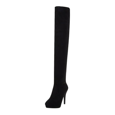 Rdeuod Tall Boots For Women Women S Comfortable Suede Warm Side Zipper Over The Knee High Heel
Rdeuod Tall Boots For Women Women S Comfortable Suede Warm Side Zipper Over The Knee High Heel