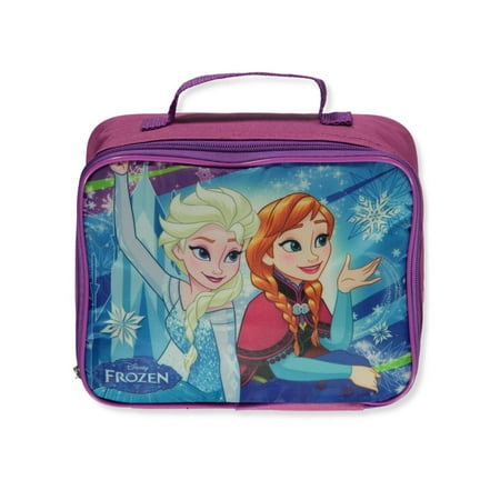 Disney Frozen Girls Elsa And Anna Lunchbox - blue one size