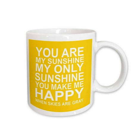 3dRose You are my sunshine. Ceramic Mug 15-ounce