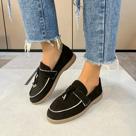 Cathalem Womens Shoes 608v5 Casual Comfort Fashion Autumn And Winter Women Casual Shoes Flat Bottom Round Toe Soft Formal Sandals Black 6.5
Cathalem Womens Shoes 608v5 Casual Comfort Fashion Autumn And Winter Women Casual Shoes Flat Bottom Round Toe Soft Formal Sandals Black 6.5