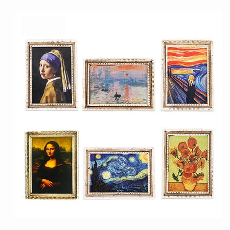 MesaSe 6Pcs Fridge Magnets Set Magnets for Fridge – Cute Fridge Magnets for Office and Kitchen –World Famous Paintings Refrigerator Magnets
MesaSe 6Pcs Fridge Magnets Set Magnets for Fridge – Cute Fridge Magnets for Office and Kitchen –World Famous Paintings Refrigerator Magnets