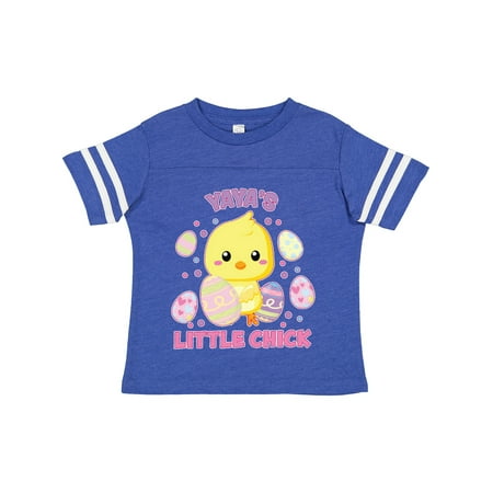 Inktastic Yaya s Little Chick Cute Easter Chick with Colorful Eggs Boys or Girls Toddler T-Shirt
Inktastic Yaya s Little Chick Cute Easter Chick with Colorful Eggs Boys or Girls Toddler T-Shirt