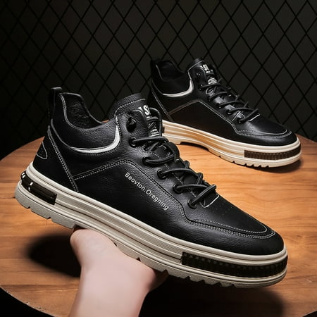 NECHOLOGY Sneaker Rack for Men Bedroom Men s Solid Casual Flat Artificial Leather Shoes Fashion Lace Up Sleek Mid Sneaker Men Black 10.5
NECHOLOGY Sneaker Rack for Men Bedroom Men s Solid Casual Flat Artificial Leather Shoes Fashion Lace Up Sleek Mid Sneaker Men Black 10.5