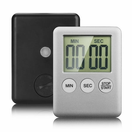 Cooking Timer LCD Digital Screen Clock Kitchen Countdown Timer Magnetic