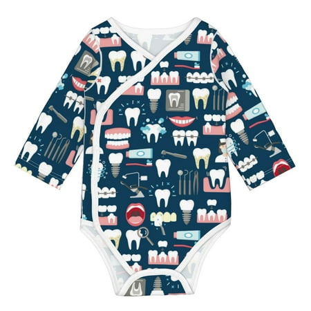 Coaee Dental for Soft Cotton Baby Long-Sleeve Bodysuit Girls Boys Bodysuit Romper
Coaee Dental for Soft Cotton Baby Long-Sleeve Bodysuit Girls Boys Bodysuit Romper