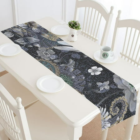 MKHERT Grey Dragonflies Table Runner for Office Kitchen Dining Wedding Party Home Decor 16x72 inch
MKHERT Grey Dragonflies Table Runner for Office Kitchen Dining Wedding Party Home Decor 16x72 inch