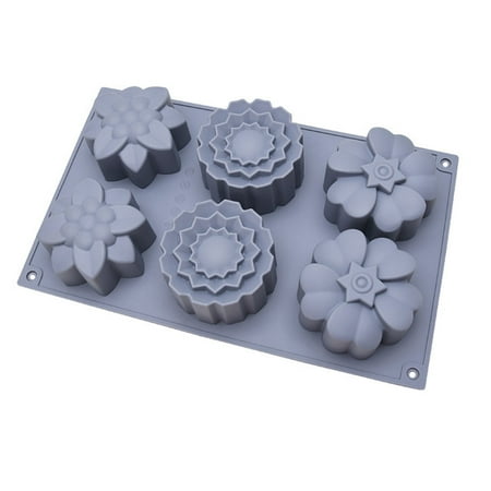 HOTYA 6-Cavity Silicone Flower Shape Cake Mold Handmade Making Mould Tool for DIY Cupcake Mousse Dessert Mooncake Decorating
HOTYA 6-Cavity Silicone Flower Shape Cake Mold Handmade Making Mould Tool for DIY Cupcake Mousse Dessert Mooncake Decorating