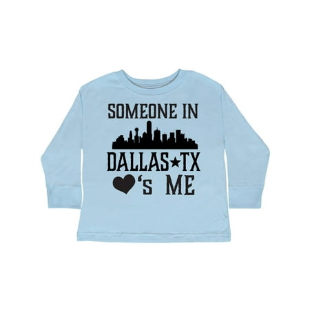 Inktastic Dallas Texas Someone Loves Me Gift Toddler Boy or Toddler Girl Long Sleeve T-Shirt
Inktastic Dallas Texas Someone Loves Me Gift Toddler Boy or Toddler Girl Long Sleeve T-Shirt
