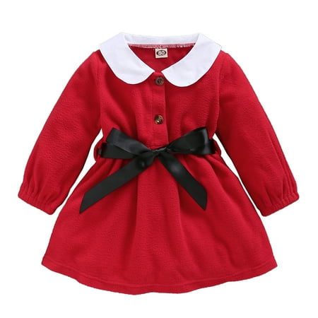 KIMI BEAR Newborn Baby Girls Dress 3 Months Newborn Girls Autumn Winter Dress 6 Months Newborn Girls Sweet Christmas Style Lapel Long Sleeve Bow Dress Red
KIMI BEAR Newborn Baby Girls Dress 3 Months Newborn Girls Autumn Winter Dress 6 Months Newborn Girls Sweet Christmas Style Lapel Long Sleeve Bow Dress Red