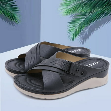 uikmnh Women Shoes Slippers For Ladies Fashion Bohemian Wedges Sandals Causal Shoes Beach Sandals Black 6.5
uikmnh Women Shoes Slippers For Ladies Fashion Bohemian Wedges Sandals Causal Shoes Beach Sandals Black 6.5