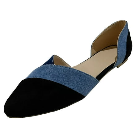 casual shoes for Women Women Casual Color Matching Slip-On Flat Pointed Toe Sandals Single Shoes Flock Dress Sandals for Women Blue
casual shoes for Women Women Casual Color Matching Slip-On Flat Pointed Toe Sandals Single Shoes Flock Dress Sandals for Women Blue