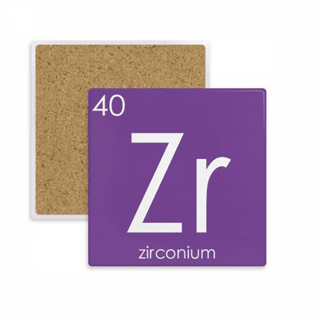 Chestry Elements Period Table Transition Metals Zirconium Zr Coaster Cup Mat Mug Subplate Holder Insulation Stone
Chestry Elements Period Table Transition Metals Zirconium Zr Coaster Cup Mat Mug Subplate Holder Insulation Stone