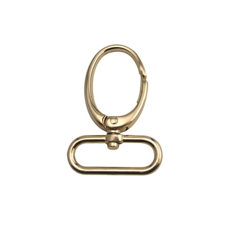 Fenggtonqii Light Golden 1.25 Inner Diameter Oval Ring Big Head Buckle Lobster Clasps Swivel Snap Hooks Pack of 15
Fenggtonqii Light Golden 1.25 Inner Diameter Oval Ring Big Head Buckle Lobster Clasps Swivel Snap Hooks Pack of 15