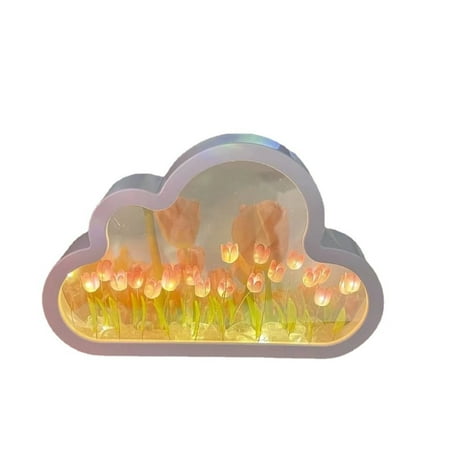 SLYNSHome Clearance Diy Tulips White Clousd Lamp Diy Clousd Tulisp Mirror Night Light
SLYNSHome Clearance Diy Tulips White Clousd Lamp Diy Clousd Tulisp Mirror Night Light