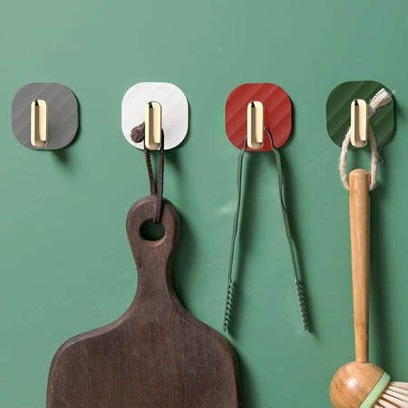 Walbest 4 Pack Wall Mounted Storage Hooks Waterproof Good Load-bearing ABS Delicate Wall Self-adhesive Hanger Hook for Bathroom
Walbest 4 Pack Wall Mounted Storage Hooks Waterproof Good Load-bearing ABS Delicate Wall Self-adhesive Hanger Hook for Bathroom