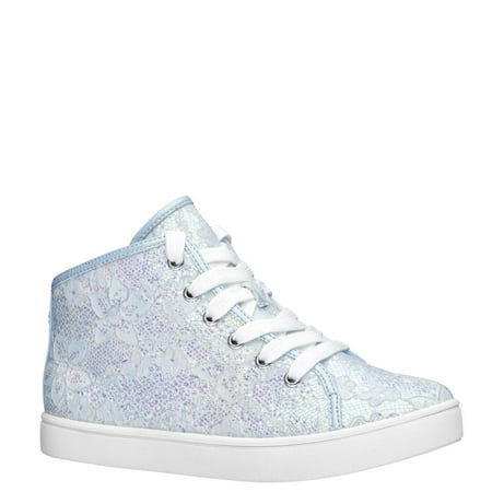 KIDPIK Girls Glitter Lace High Top Laceup Sneaker Size: 7 Toddler - 6 Youth 
KIDPIK Girls Glitter Lace High Top Laceup Sneaker Size: 7 Toddler - 6 Youth