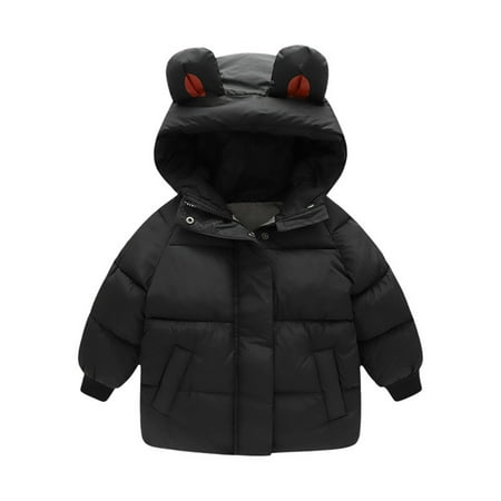 Toddler Kids Baby Boys Girls Winter Warm Solid Coats Ears Hooded Padded Jacket Outwear For 2-3 Years
Toddler Kids Baby Boys Girls Winter Warm Solid Coats Ears Hooded Padded Jacket Outwear For 2-3 Years