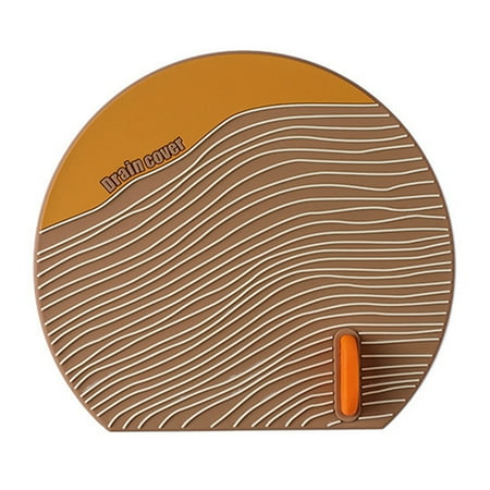 Tub Stopper Silicone Floor Drain Anti-Odor Mat Anti-Odor Deodorizing Cover Yellow