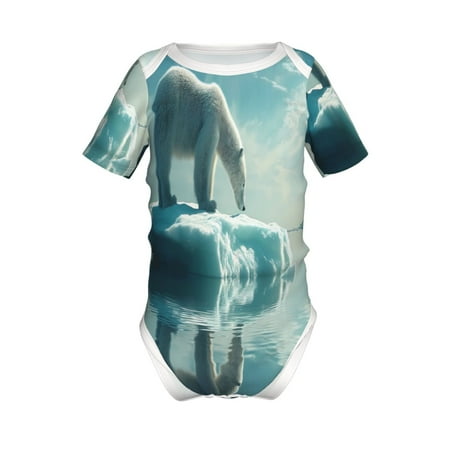 Yiaed Polar Bear On Iceberg Print Infant Climbing Short Sleeve Onesie One-Piece Baby Bodysuit Clothes 0-12 Months -2 Years
Yiaed Polar Bear On Iceberg Print Infant Climbing Short Sleeve Onesie One-Piece Baby Bodysuit Clothes 0-12 Months -2 Years