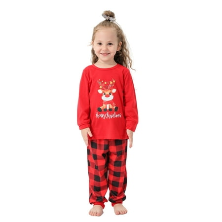 ROBOT-GXG Christmas Pajamas Holiday Family Plaid Printed Sleepwear Long Sleeve Round Neck Xmas Loungewear Kids 8-9Y
ROBOT-GXG Christmas Pajamas Holiday Family Plaid Printed Sleepwear Long Sleeve Round Neck Xmas Loungewear Kids 8-9Y