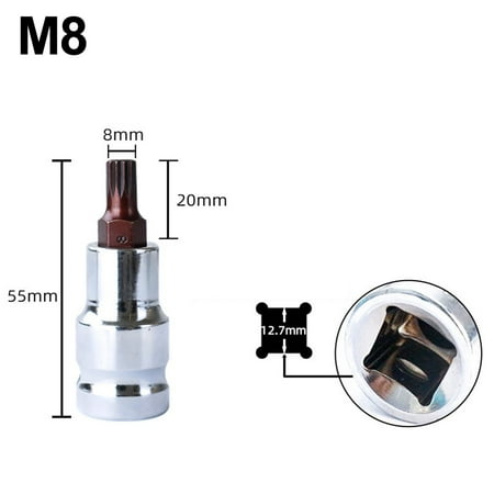 BCLONG 55Mm 12-Angle Screwdriver Socket Plum Blossom Type 1/2 Electric Wrench Socket
BCLONG 55Mm 12-Angle Screwdriver Socket Plum Blossom Type 1/2 Electric Wrench Socket