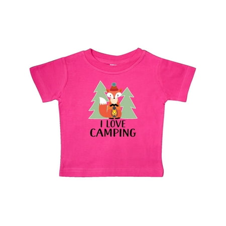 Inktastic I Love Camping Woodland Fox Gift Baby Boy or Baby Girl T-Shirt