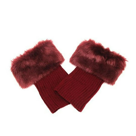 YeccYuly Women Winter Solid Color Short Knit Leg Warmers Boot Socks Toppers Fluffy Cuffs
YeccYuly Women Winter Solid Color Short Knit Leg Warmers Boot Socks Toppers Fluffy Cuffs